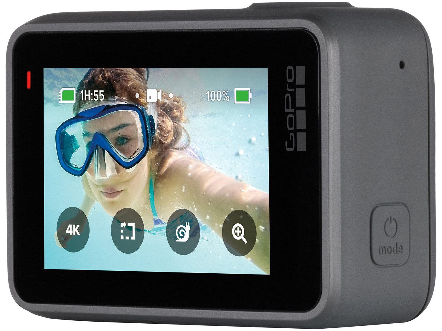 GoPro Hero 7 Silver À prova de Água 10MP Wi-Fi - Bluetooth Display 2" Touch - 4