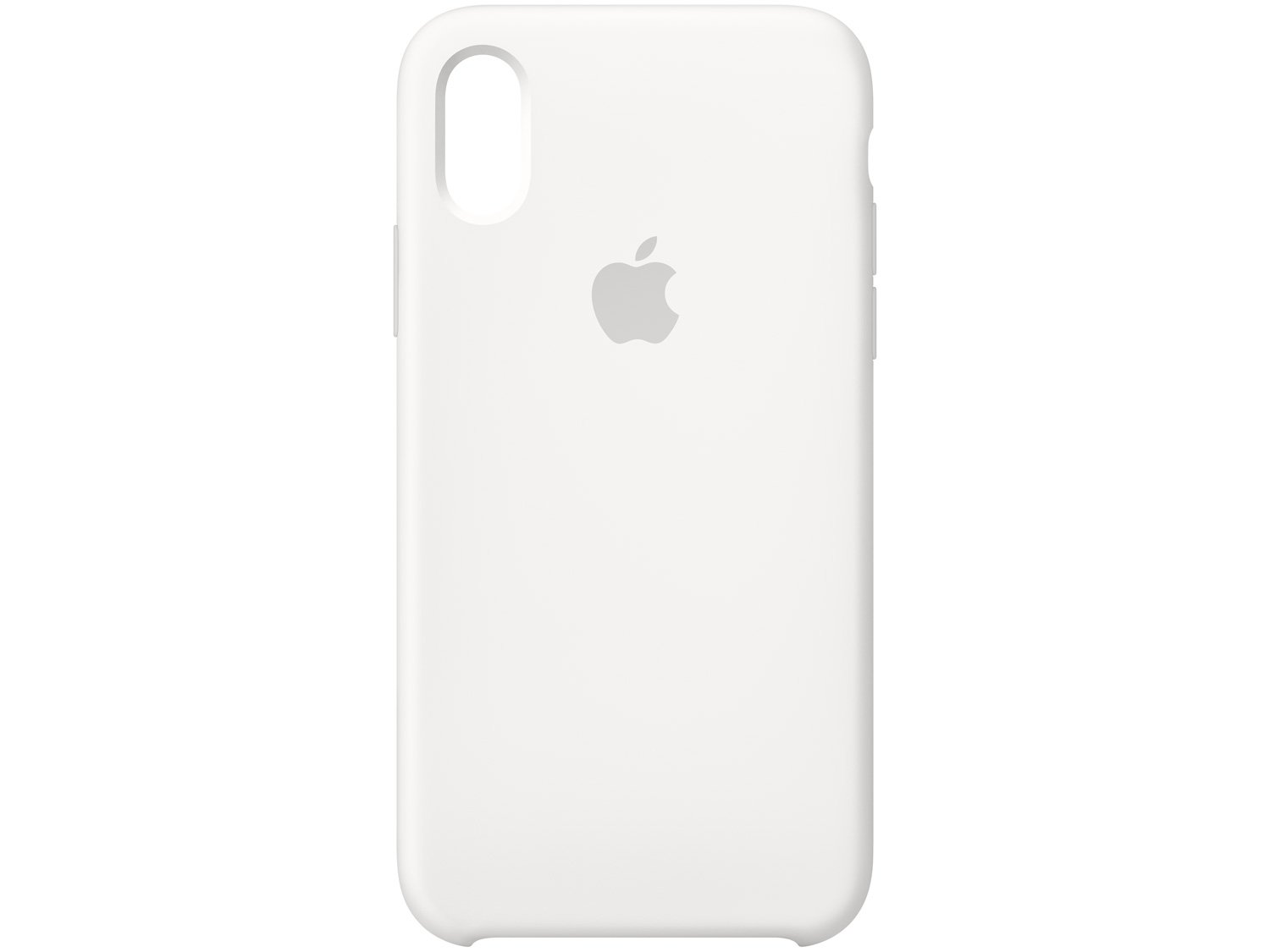 Capa de Silicone Branca para iPhone XS Max - Original