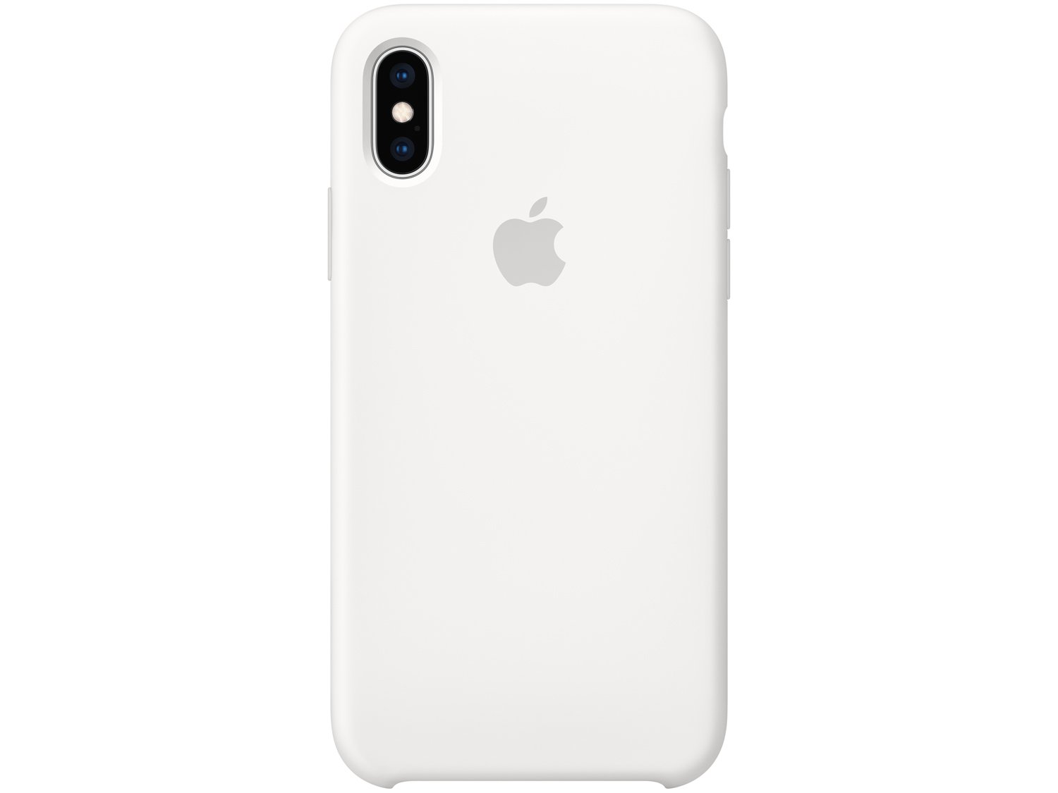 Capa de Silicone Branca para iPhone XS Max - Original - 1