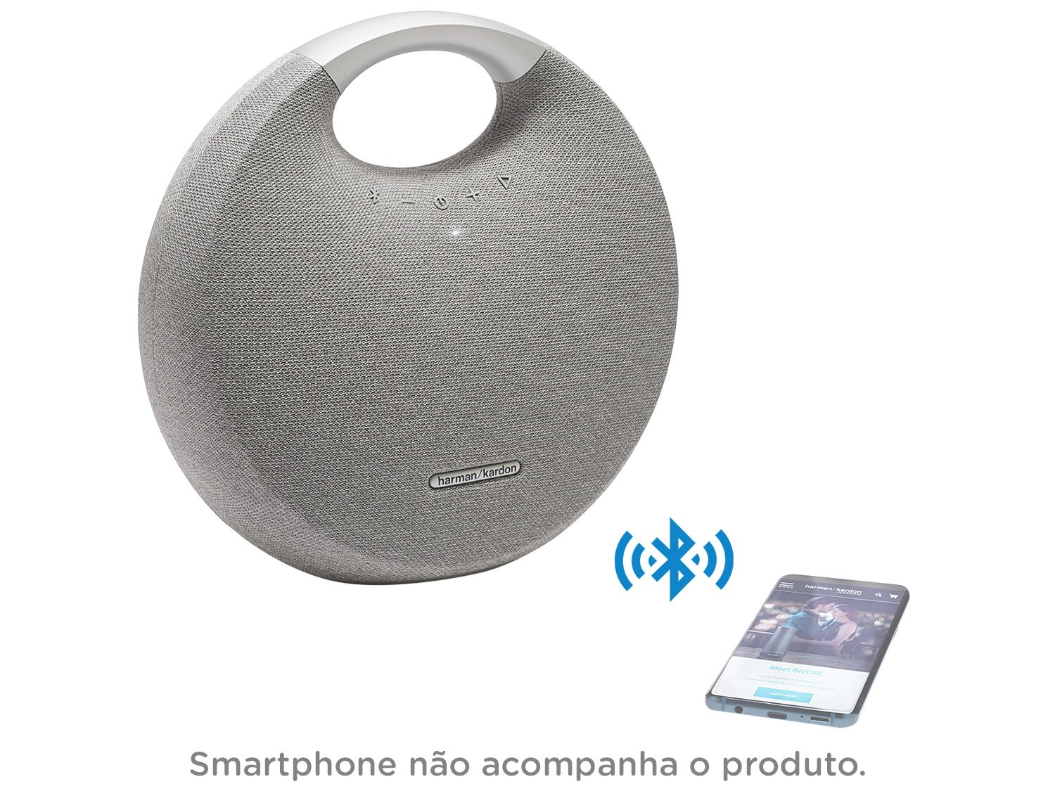 Caixa de Som Bluetooth Harman Kardon Onyx Studio 5 - com Microfone 50W - Bivolt - 4
