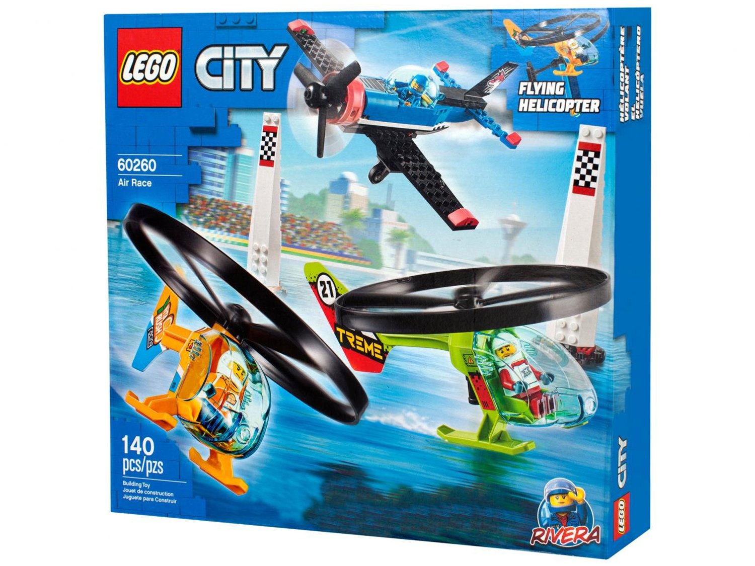 LEGO City Corrida Aérea 140 Peças - 60260