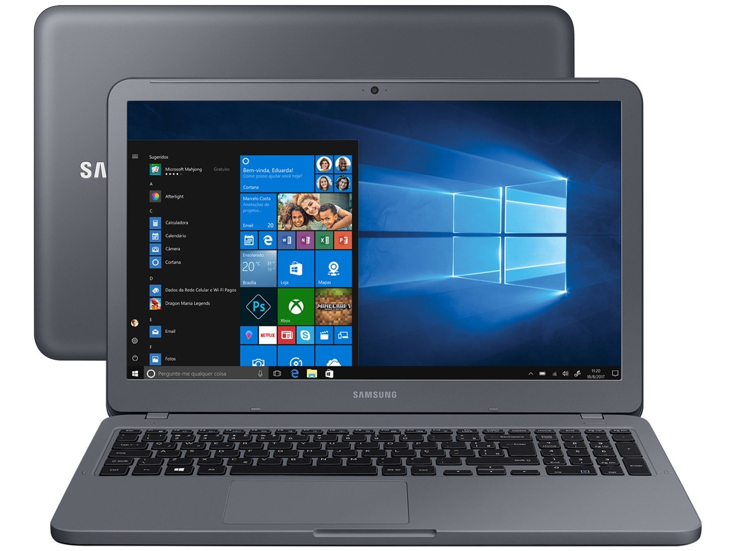 Notebook - Samsung Np350xbe-kd1br I5-8265u 1.60ghz 8gb 1tb Padrão Intel Hd Graphics 620 Windows 10 Home Expert X30 15,6" Polegadas