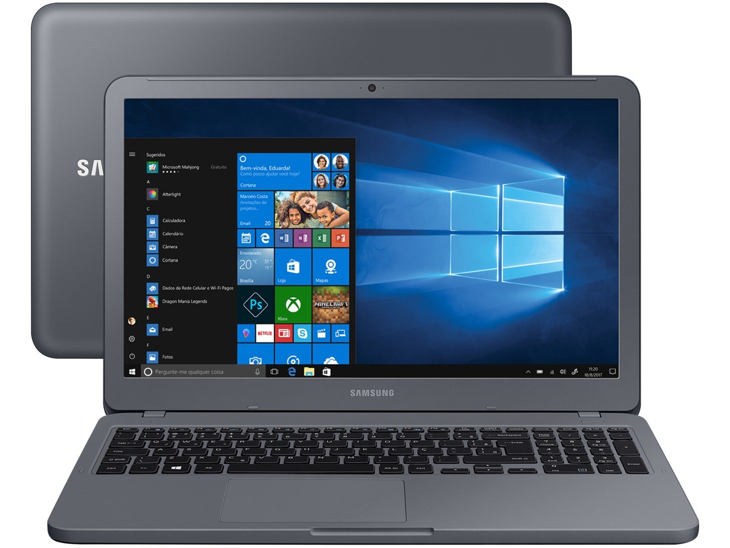 Notebook - Samsung Np350xbe-xd1br I5-8265u 1.60ghz 8gb 1tb Padrão Geforce Mx110 Windows 10 Home Expert X40 15,6" Polegadas