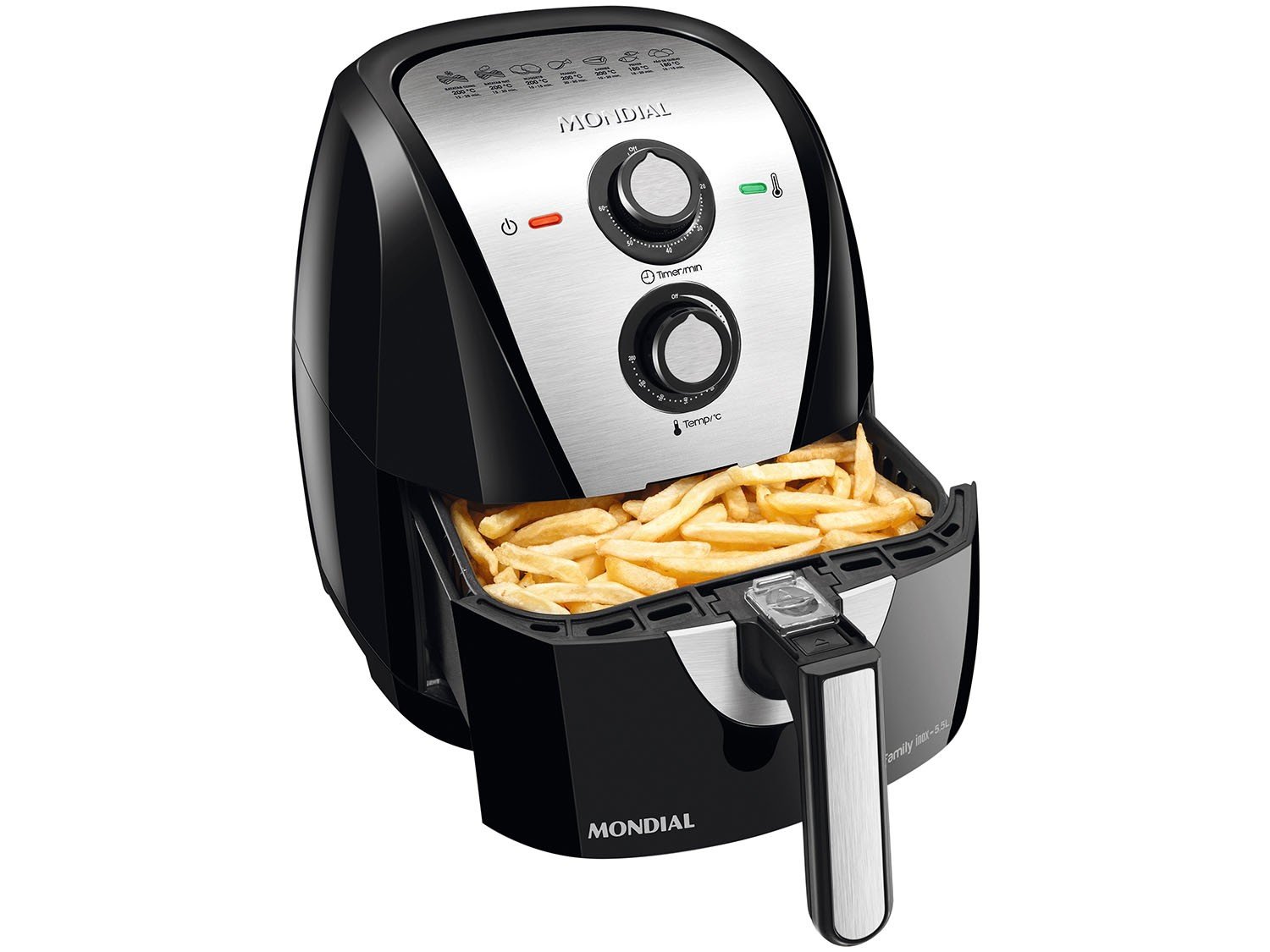 Fritadeira Elétrica Sem óleoair Fryer Mondial Af 55 I 55l