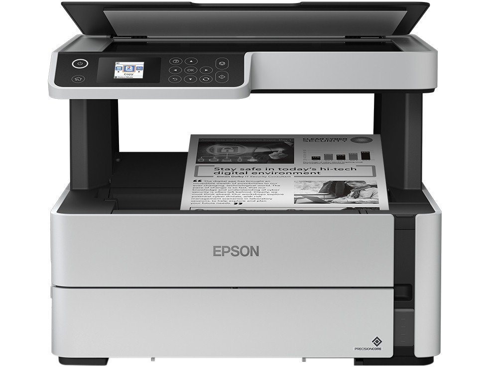 Impressora Multifuncional Epson EcoTank M2170 - Tanque de Tinta Monocromática Wi-Fi USB - Bivolt