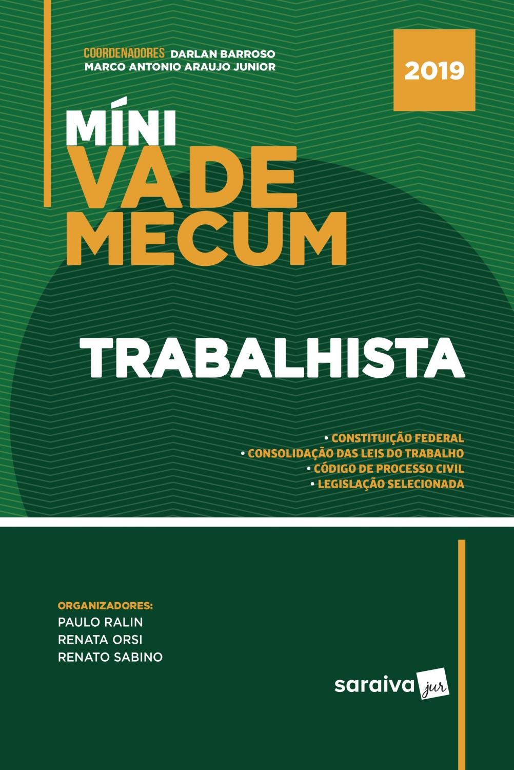 Míni Vade Mecum trabalhista - 1ª edição de 2019 - 