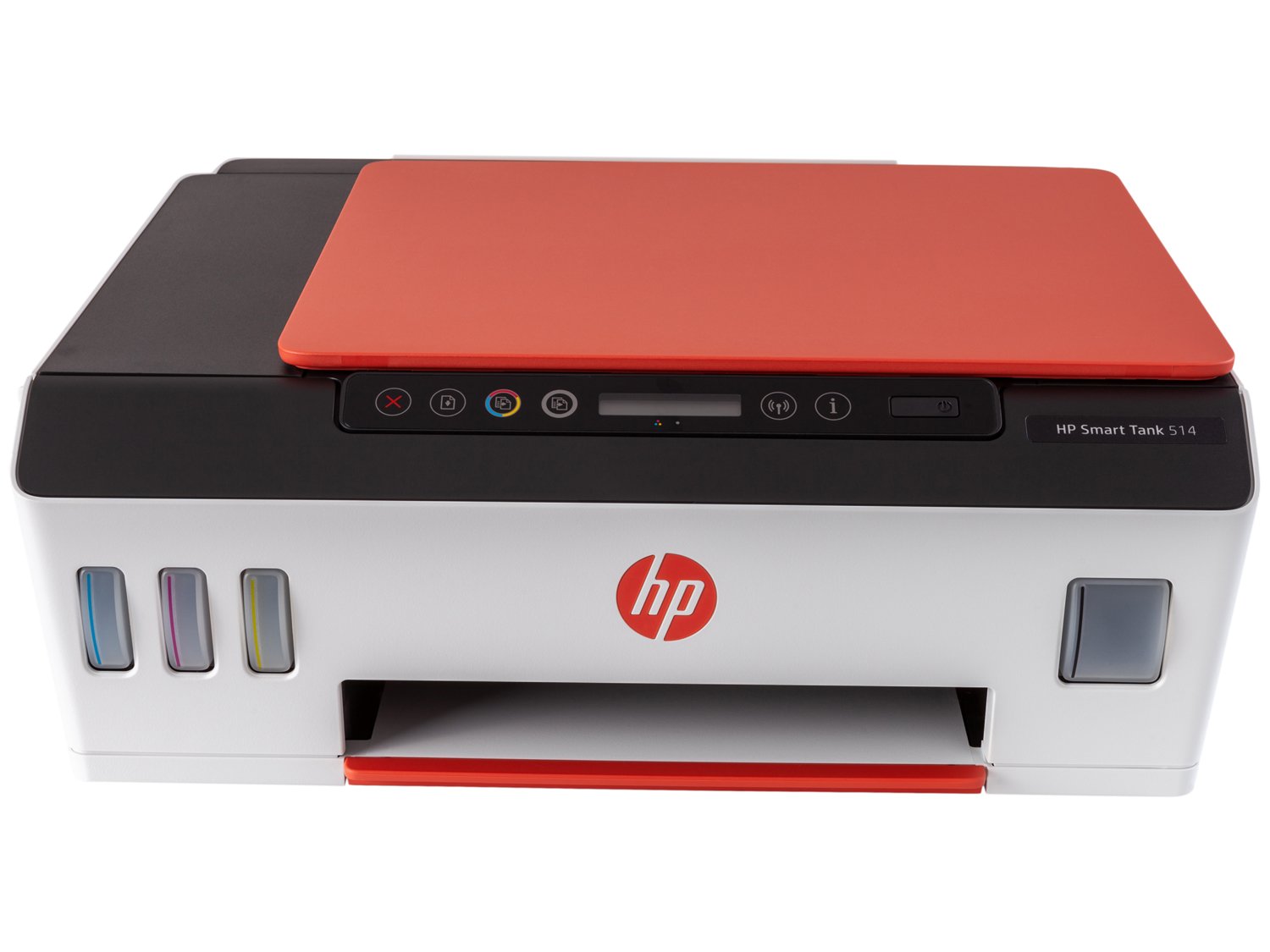 Impressora Multifuncional HP Smart Tank 514 - Tanque de Tinta Colorida Wi-Fi USB - Bivolt - 4