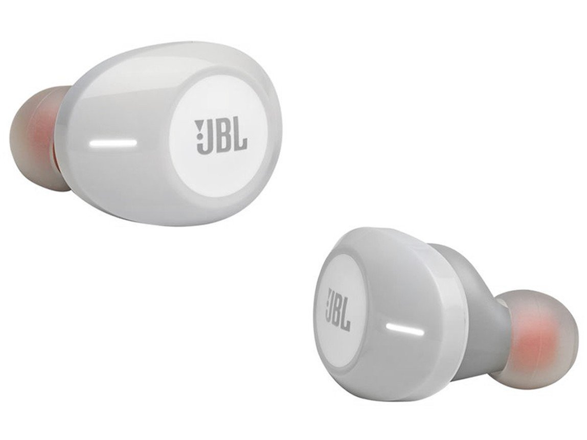 Fone de Ouvido Sem Fio Bluetooth JBL Tune 120 TWS Branco JBLT120TWSWHT - 0