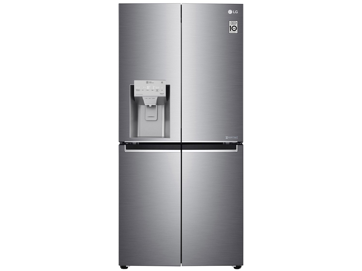 Geladeira/Refrigerador Smart LG French Door - Inverter 428L Nature Fresh e LG ThinQ GC-L228FTLK - 110 V