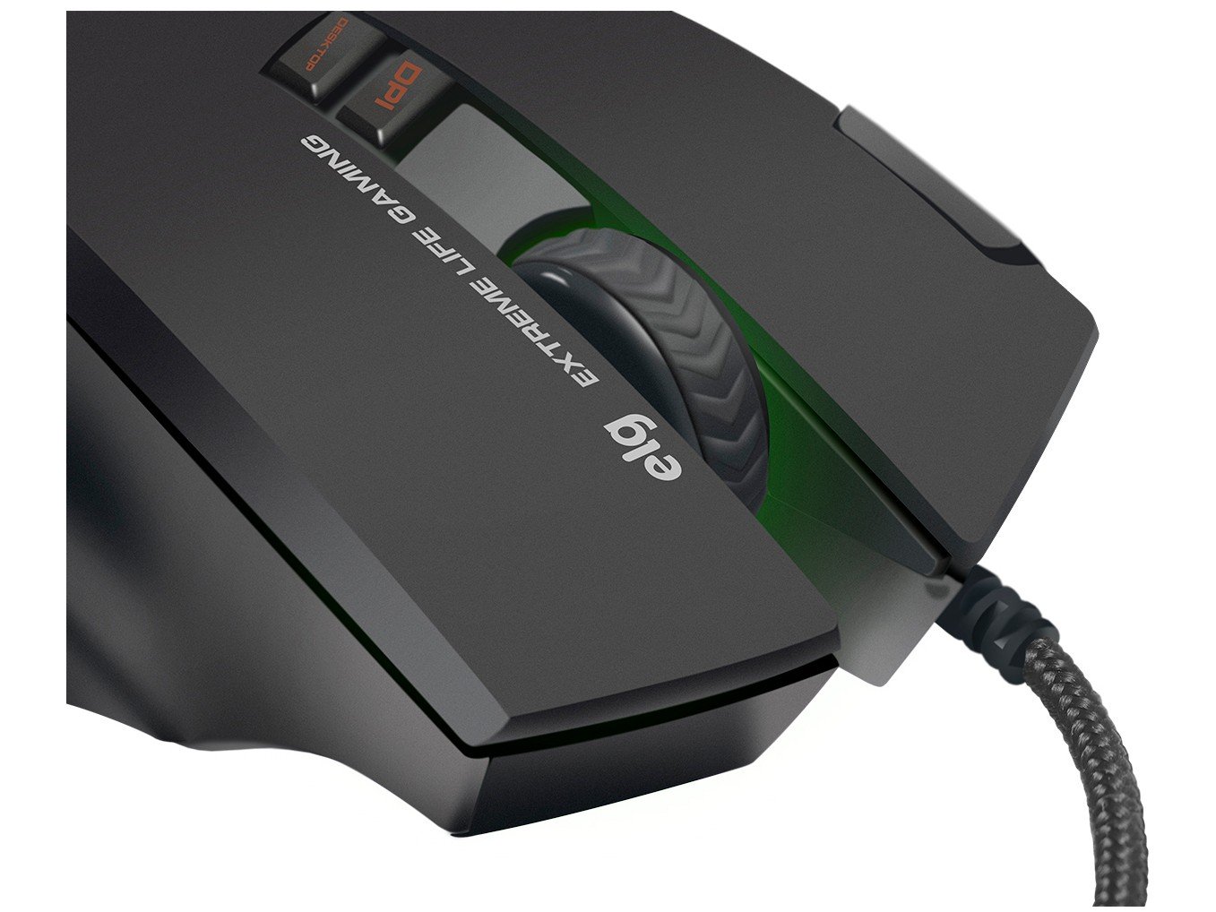 Mouse Gamer ELG Óptico 5200DPI 8 Botões - Strike Soldier - 3