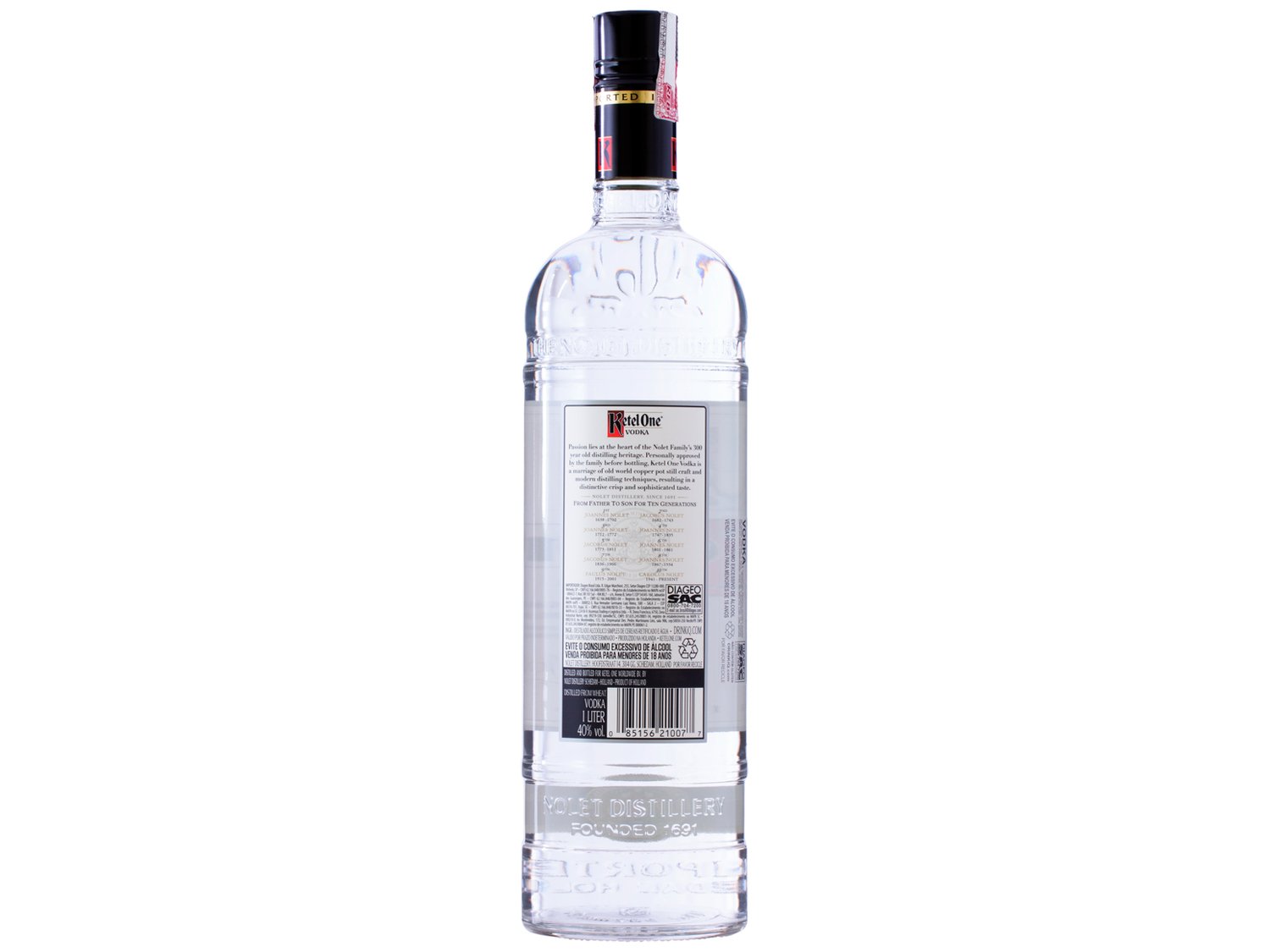 Vodka Ketel One Premium Original 1L - 4