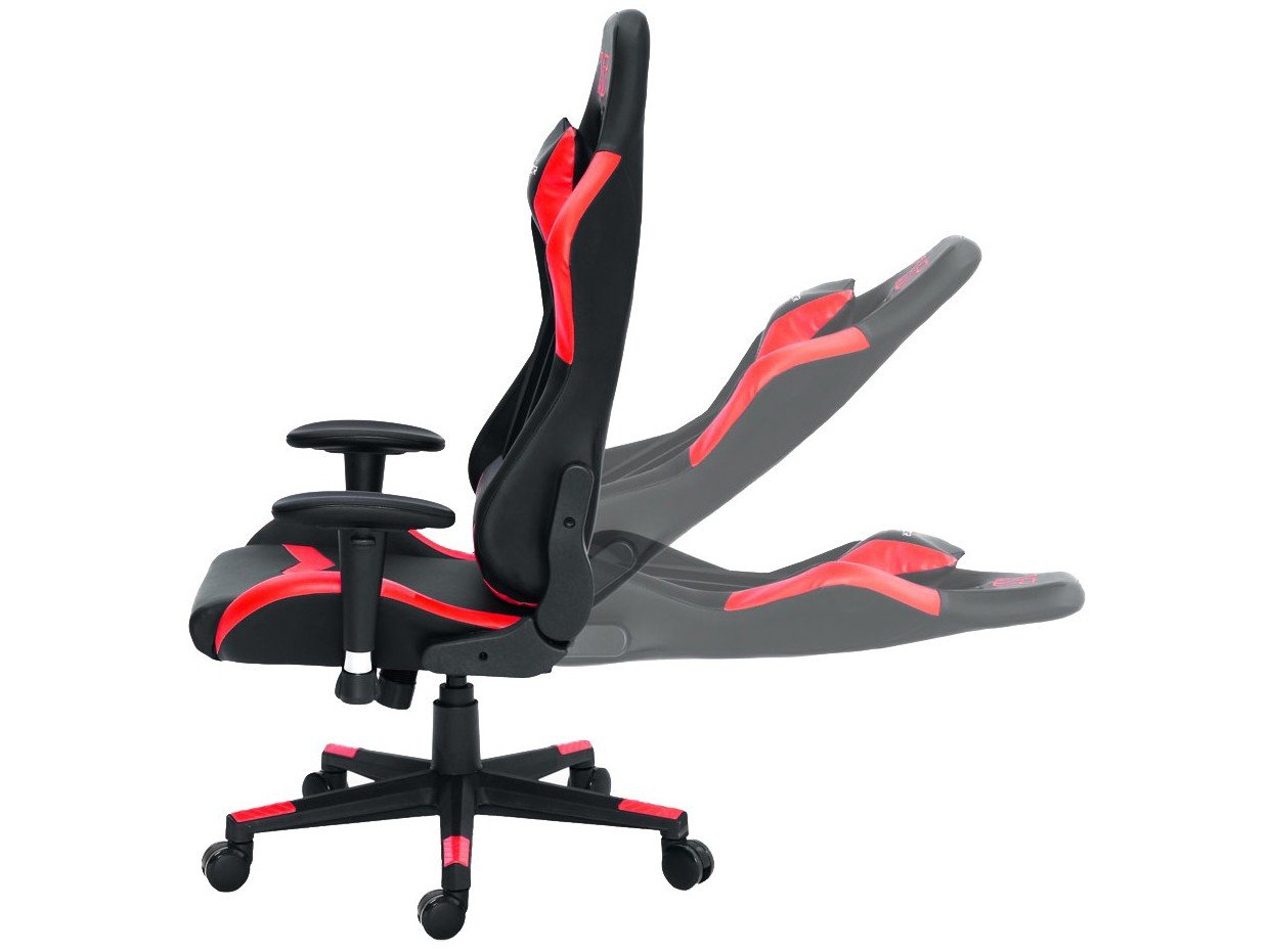 Cadeira Gamer XT Racer Reclinável - Preta e Vermelha Speed Series XTS140 - 4