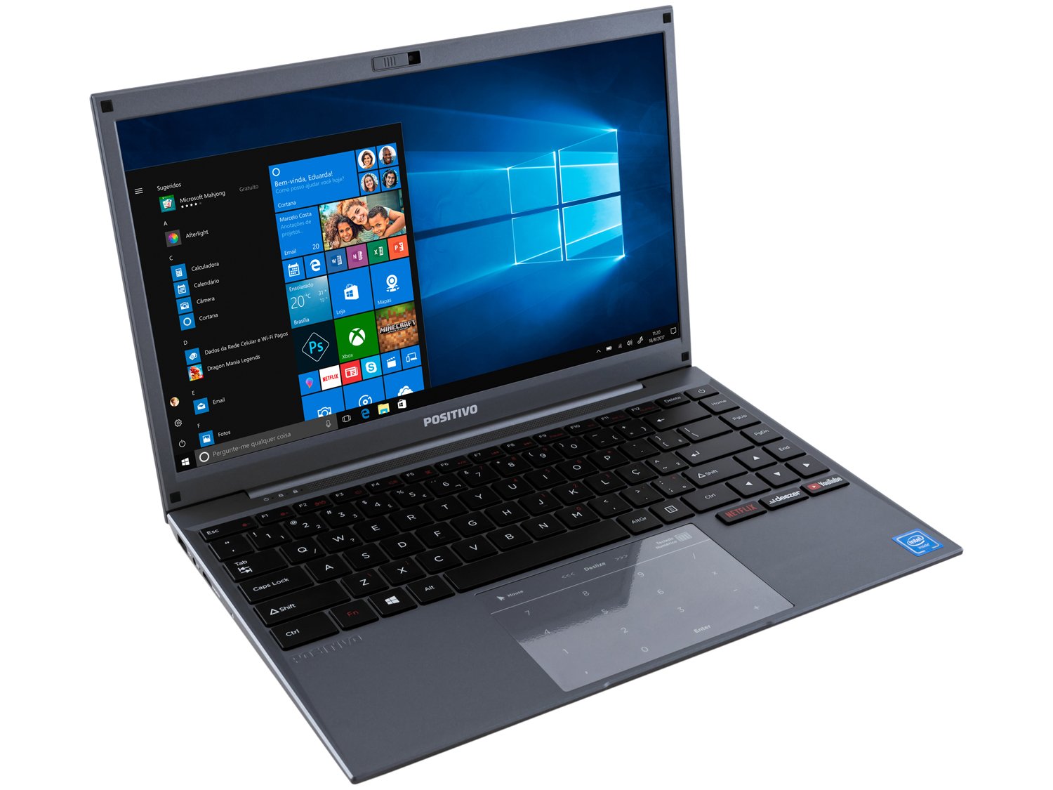 Notebook Positivo Motion C4128D Intel Celeron - Dual Core 4GB 128GB SSD 14" Windows 10 - Bivolt - 4