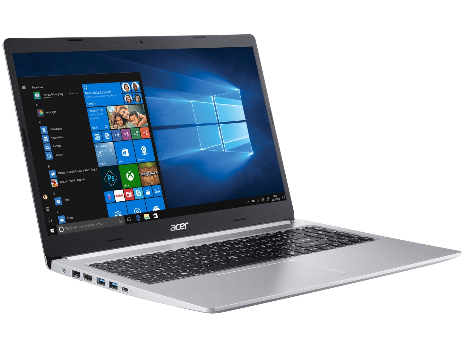 Notebook Acer Aspire 5 A515-54-587L Intel Core i5 - Quad-Core 8GB 256GB SSD 15,6" LED Windows 10 - Bivolt - 4