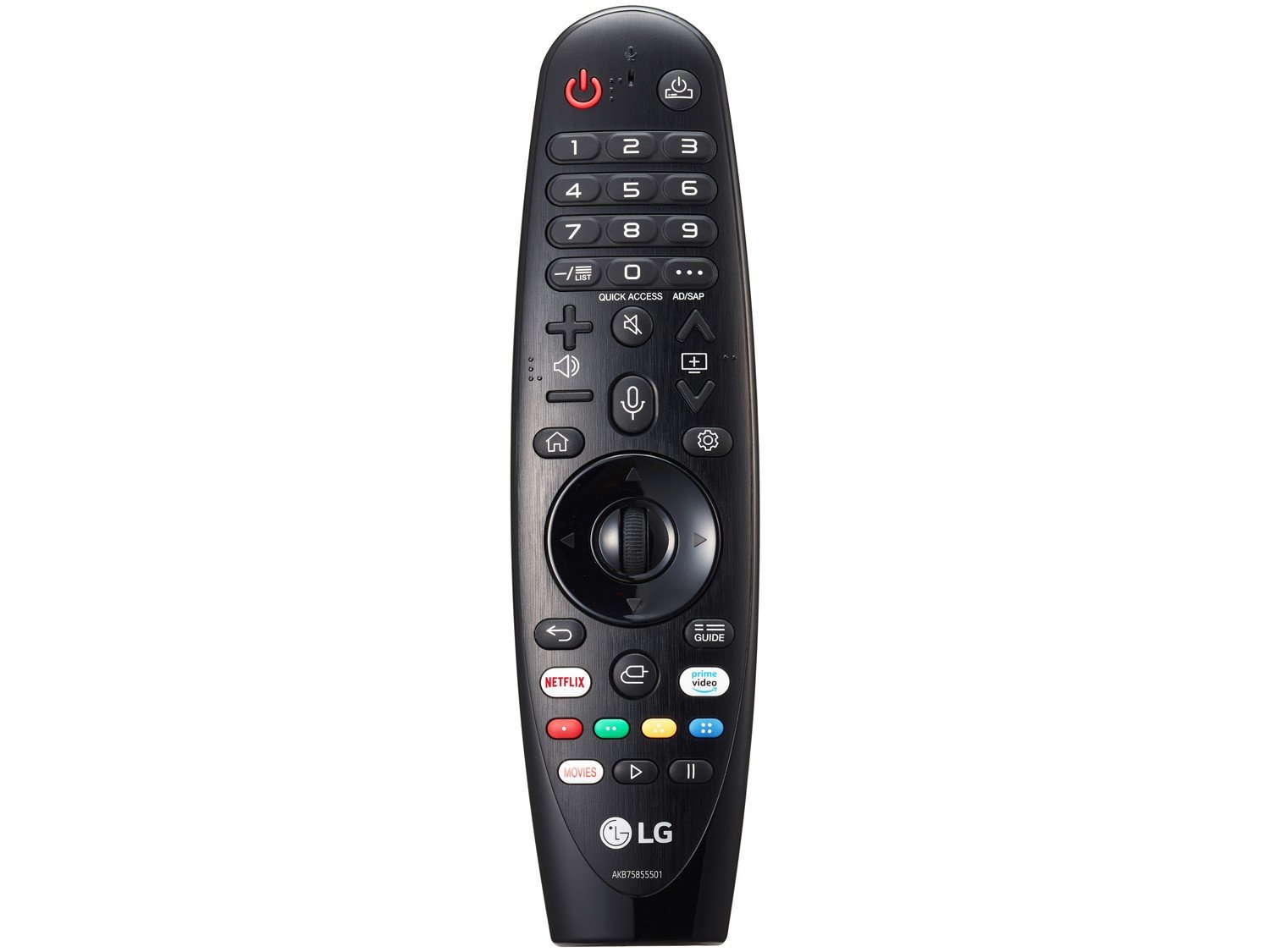 Controle Remoto Smart Magic LG MR20GA Compatível com TV`s 2020 Série UN