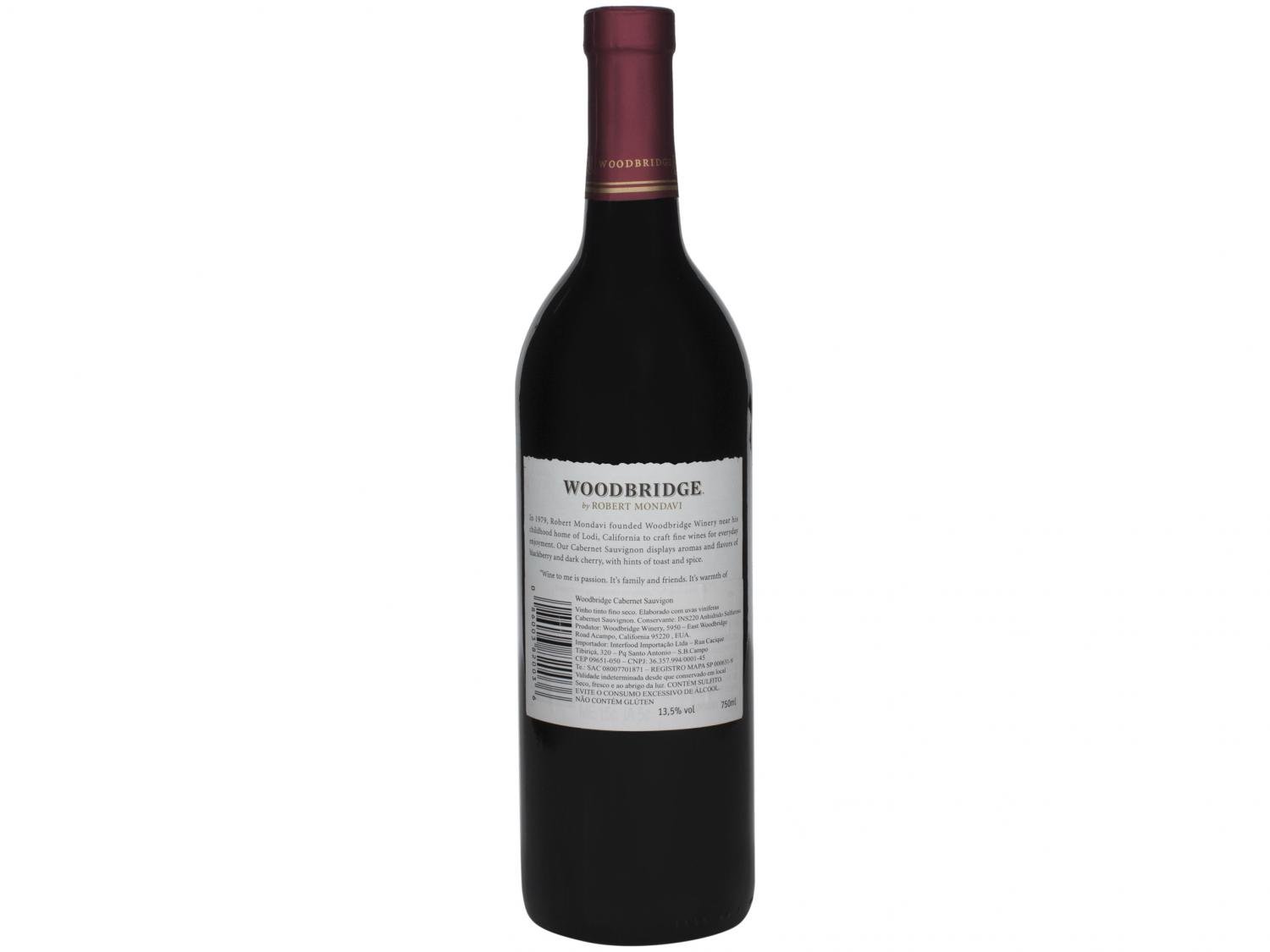 Vinho Tinto Seco Woodbridge Cabernet Sauvignon - 750ml - 4