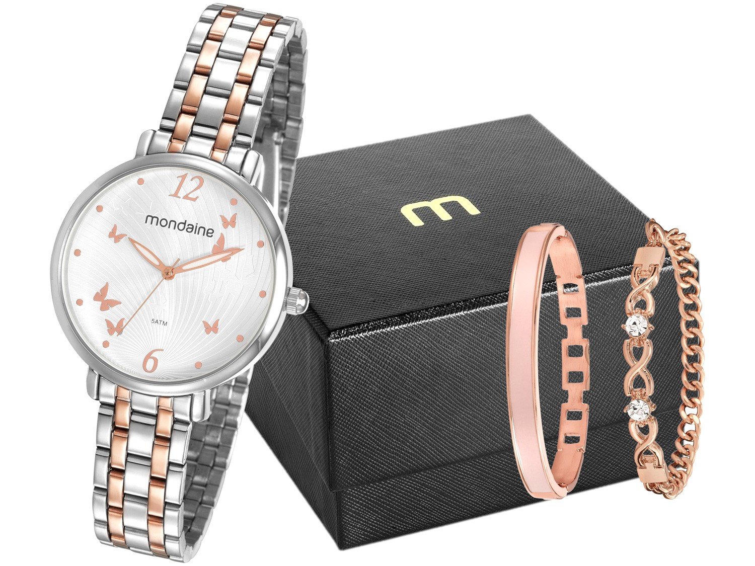 mondaine feminino prata