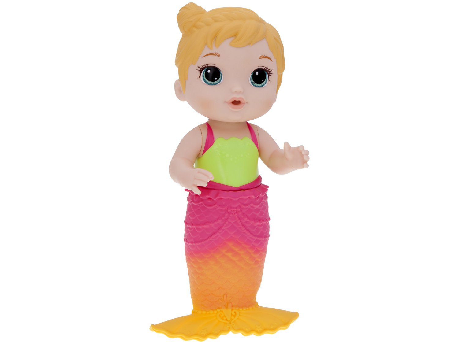 Boneca Baby Alive Linda Cauda Loira Com Acessa Rios Hasbro