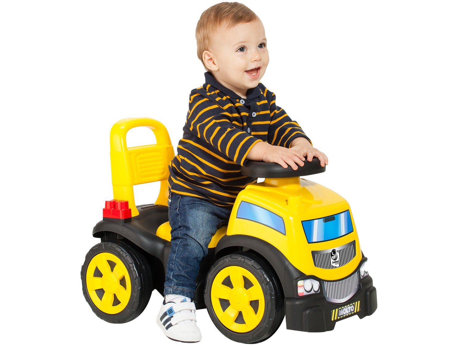Andador Infantil - Baby Land Blocks Truck Ride on Menino Cardoso Toys - 1