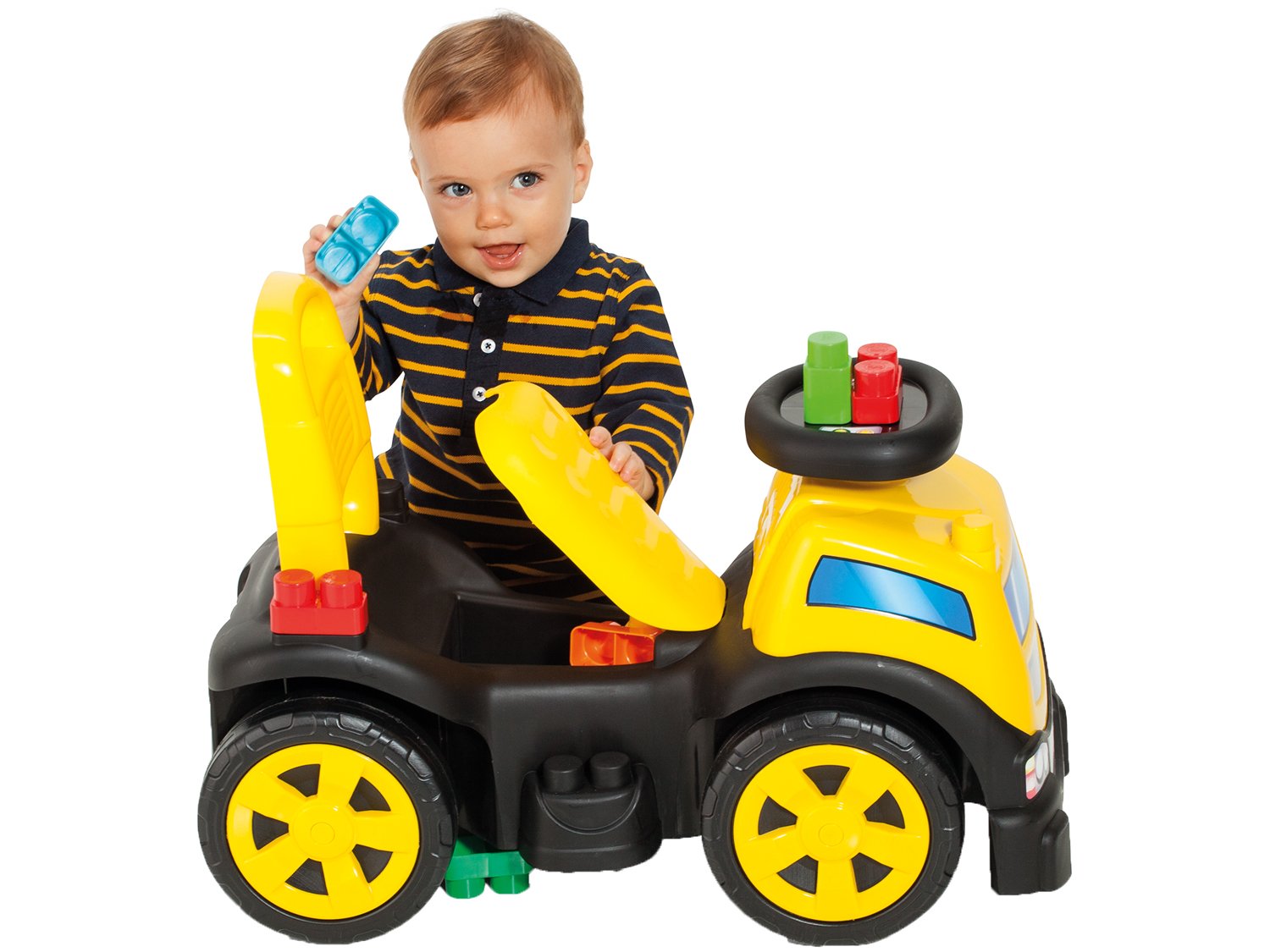 Andador Infantil - Baby Land Blocks Truck Ride on Menino Cardoso Toys - 2