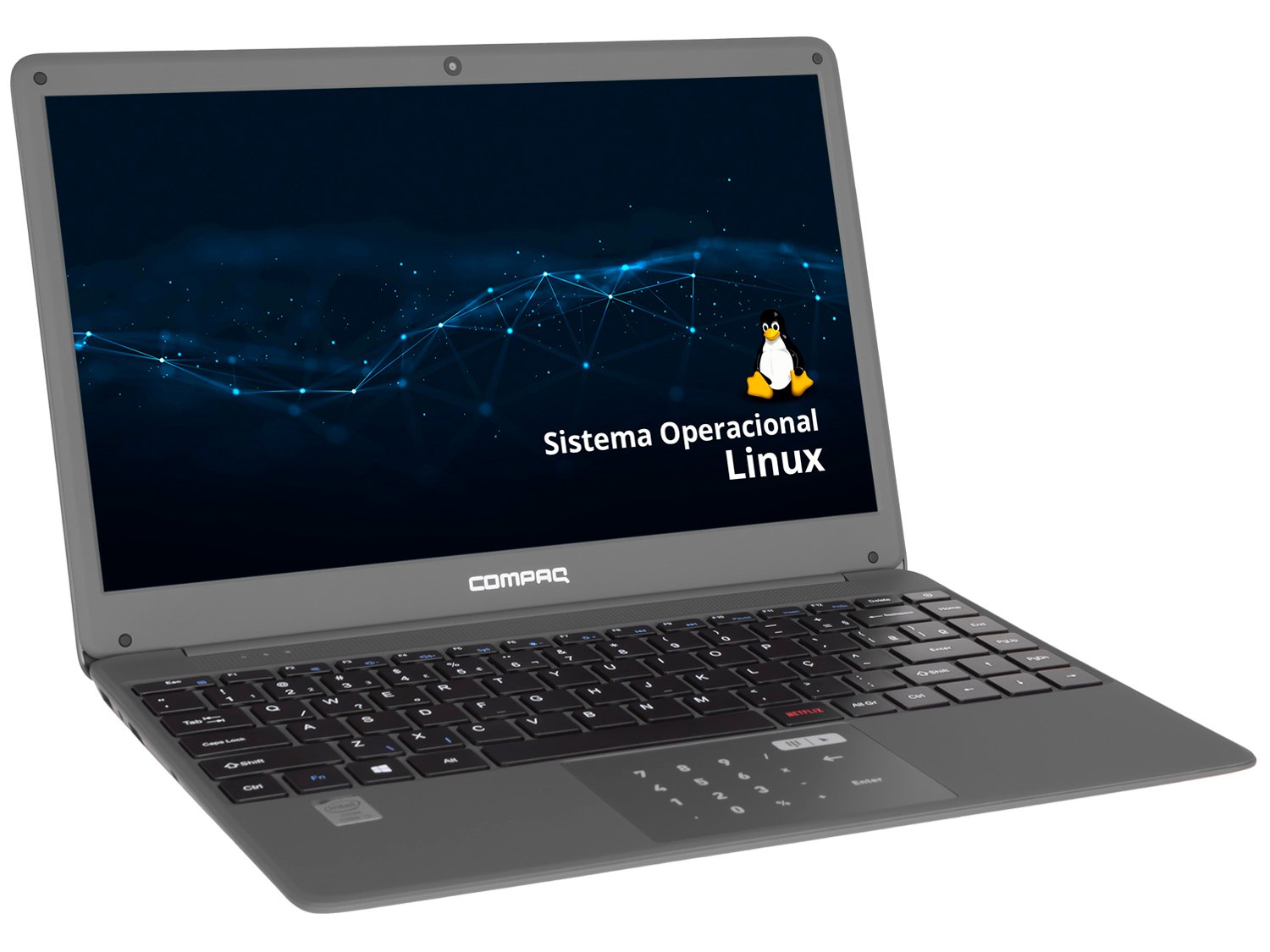 Notebook Compaq Presario CQ-27 Intel Core i3 4GB - 240GB SSD 14,1&quot; LED Linux - Bivolt - 4