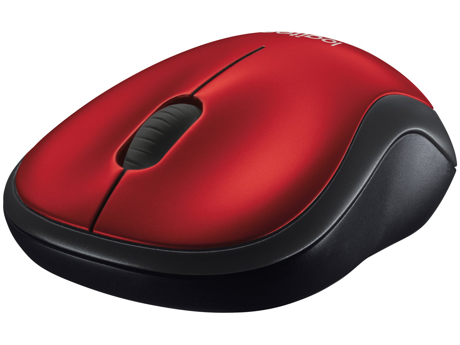Mouse sem Fio USB Logitech M185 - Vermelho - 2