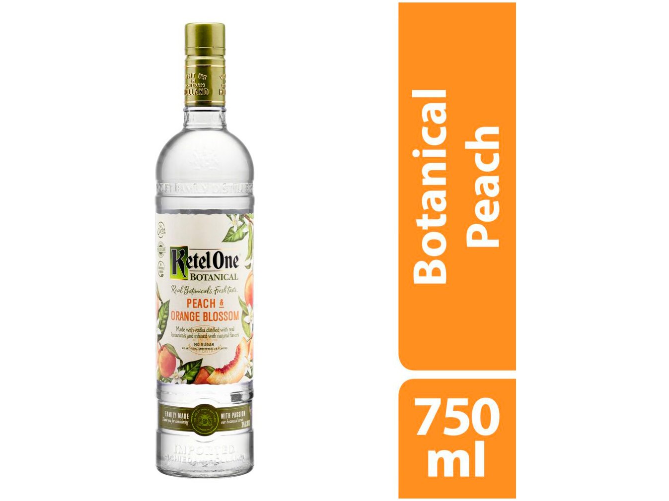Vodka Ketel One Holandesa Botanical - Peach &amp; Orange Blossom 750ml - 1