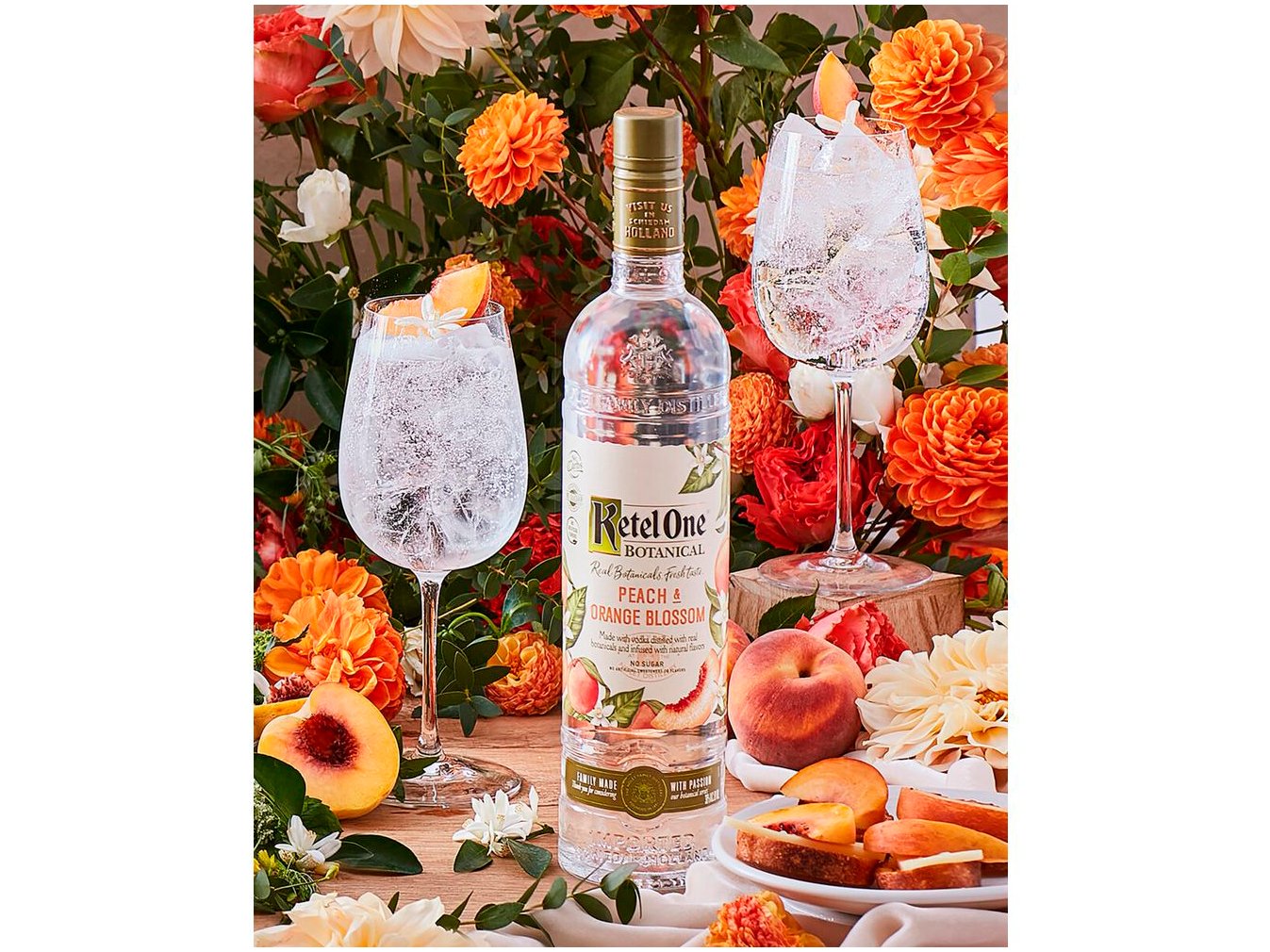 Vodka Ketel One Holandesa Botanical - Peach &amp; Orange Blossom 750ml - 2