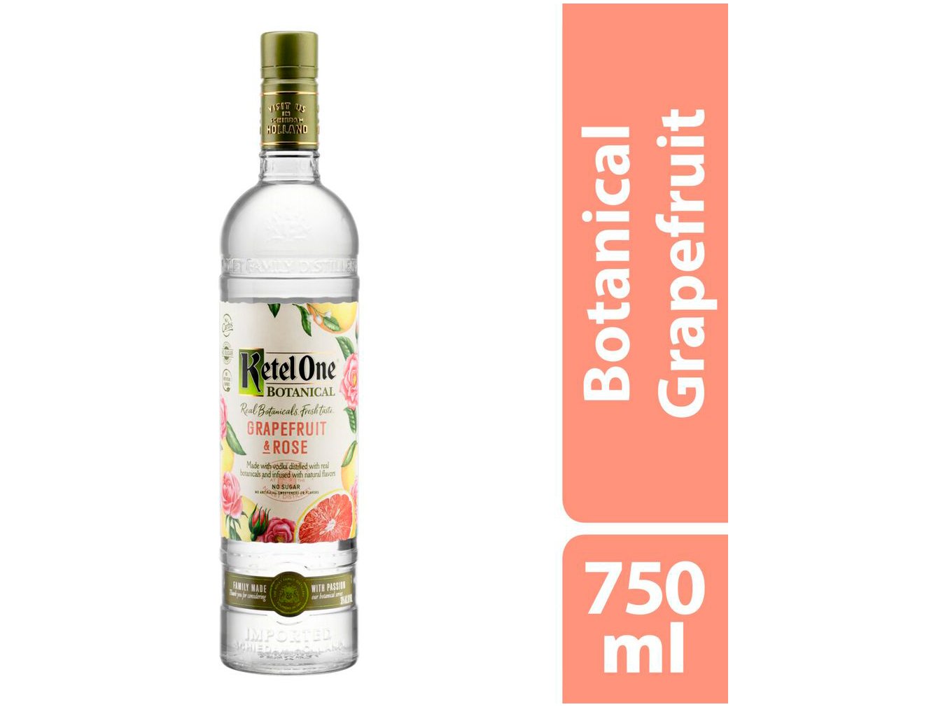 Vodka Ketel One Botanical Grapefruit  Rose 750ml - 1
