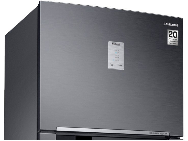 Geladeira/Refrigerador Samsung Frost Free Inverter - Duplex Black Look 460L PowerVolt Evolution RT46 - Bivolt - 4