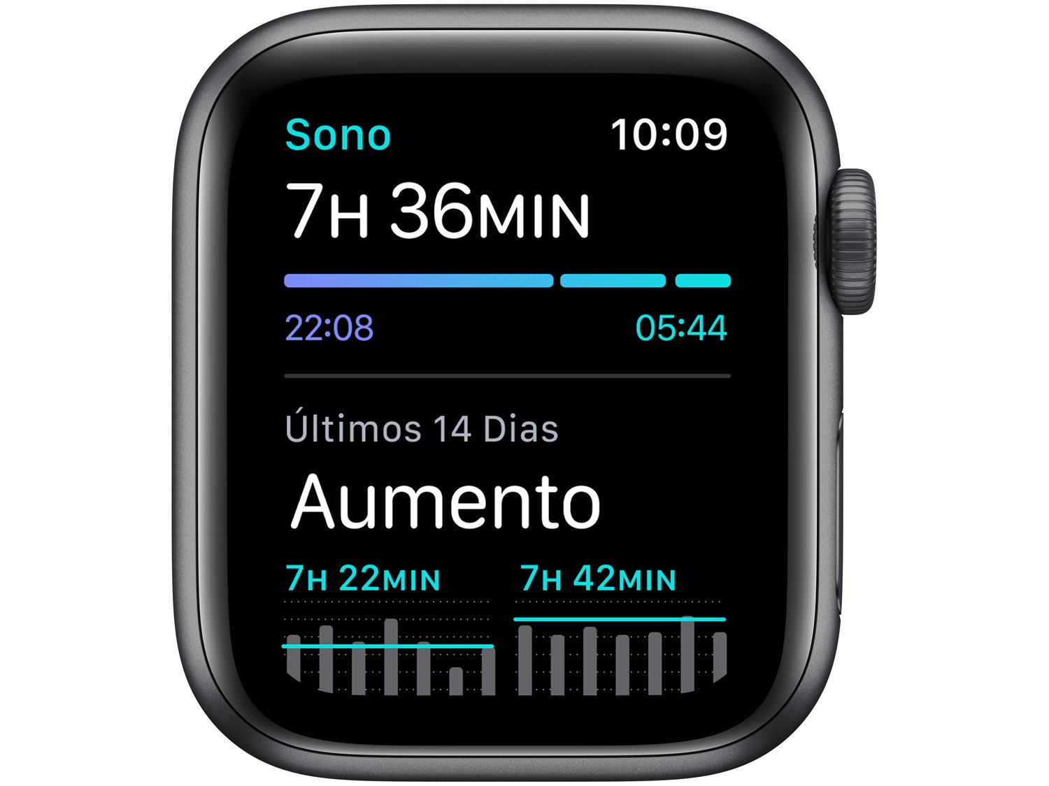 Apple Watch SE GPS, 40mm, Caixa Cinza Espacial de Alumínio com Pulseira Esportiva Preta - 4