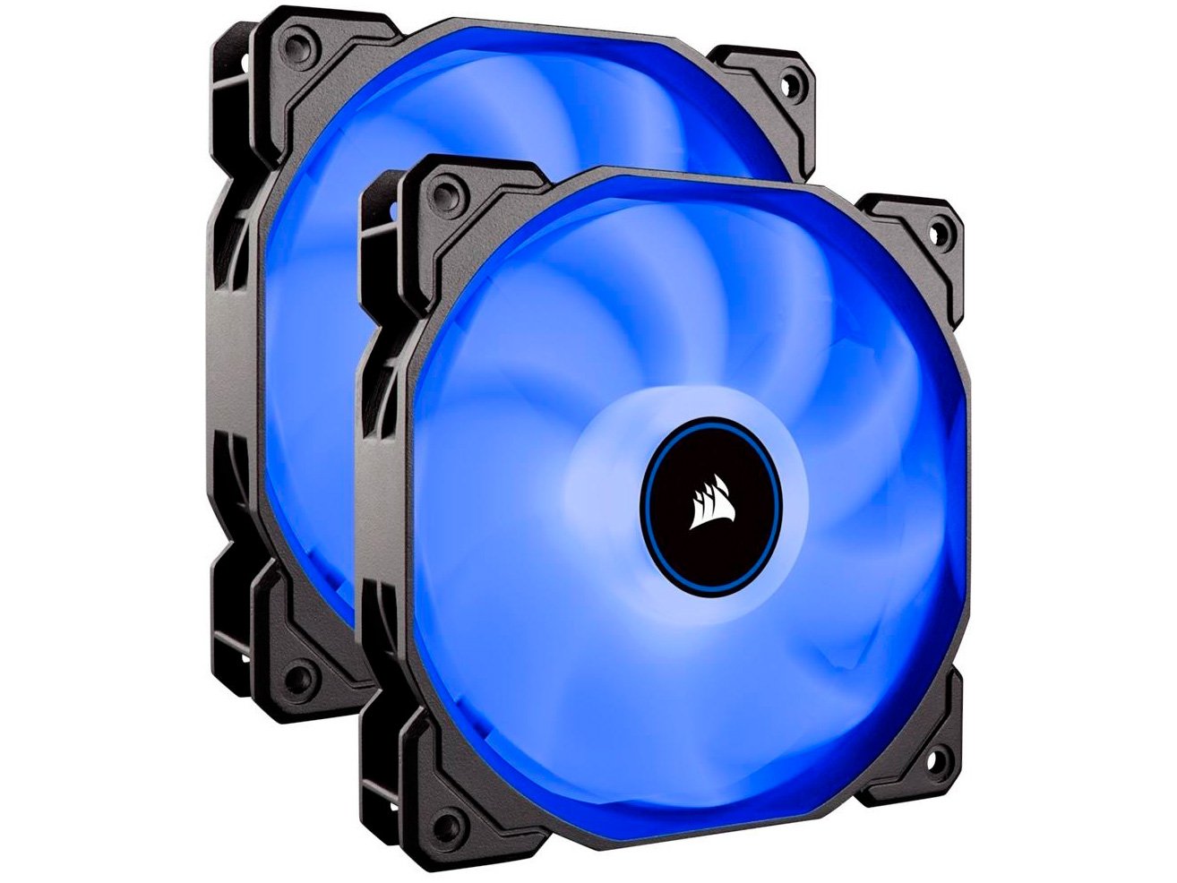 Cooler FAN Intel AMD LED Azul Corsair - Air Series AF140 LED 2 Unidades