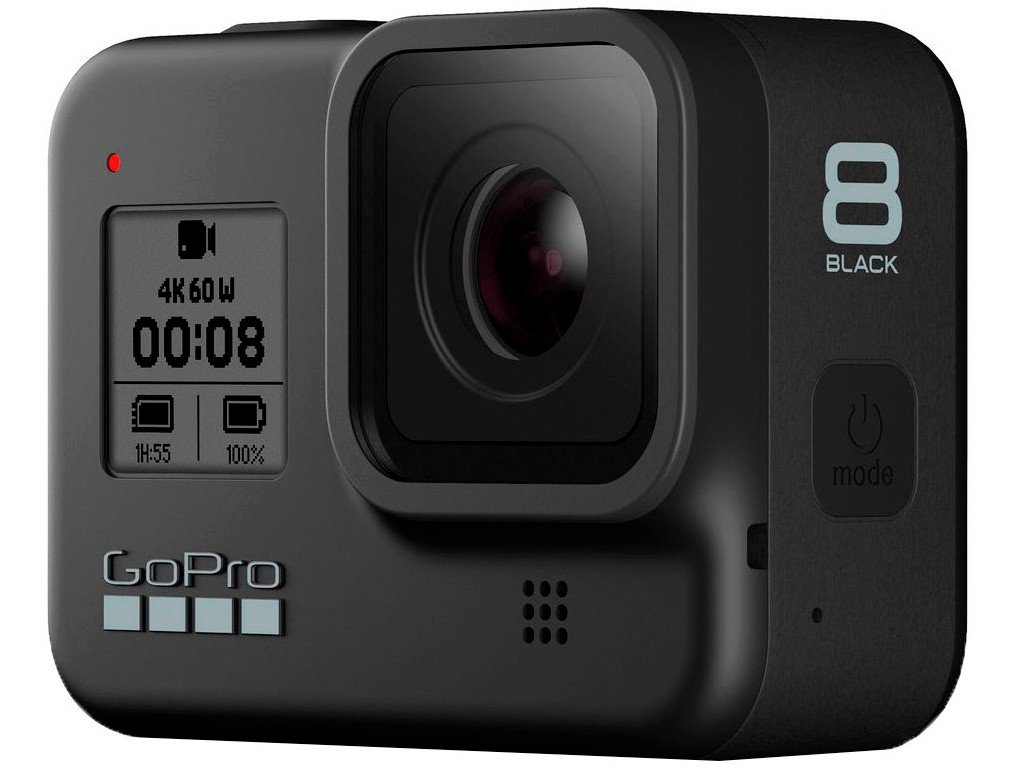 Kit GoPro HERO8 Black Essencial - com Shorty, Cartão 32GB e Estojo - 2