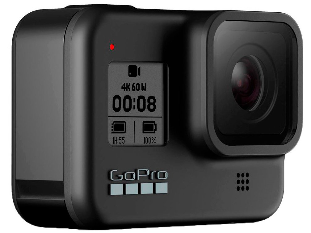 Kit GoPro HERO8 Black Essencial - com Shorty, Cartão 32GB e Estojo - 3