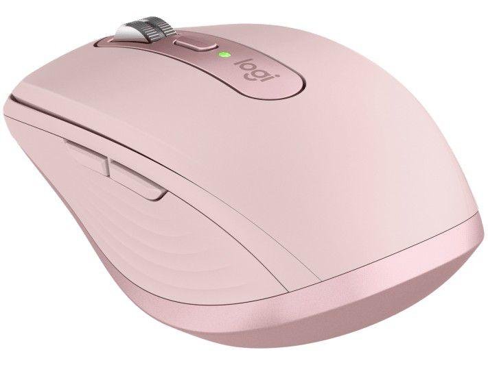 Mouse sem Fio Logitech Óptico 4000DPI 6 Botões - MX Anywhere 3 Rosa Original - 1