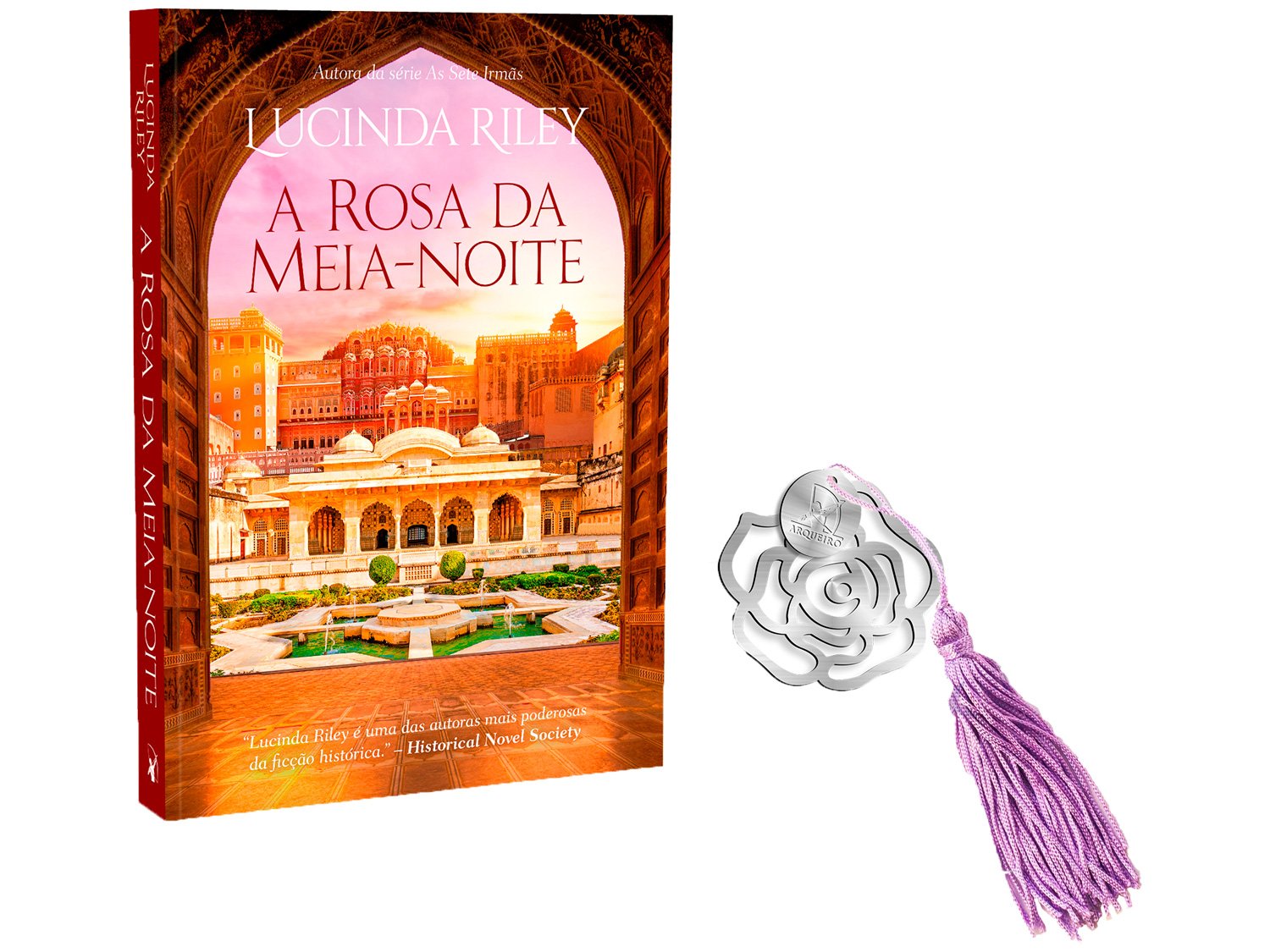 Livro A Rosa da Meia-Noite Lucinda Riley com Marcador de PÃ¡gina