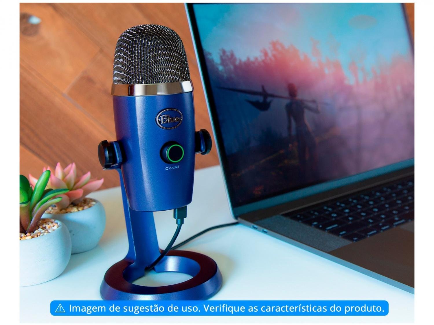 Microfone Condensador Streaming Blue - Yeti Nano USB - 2