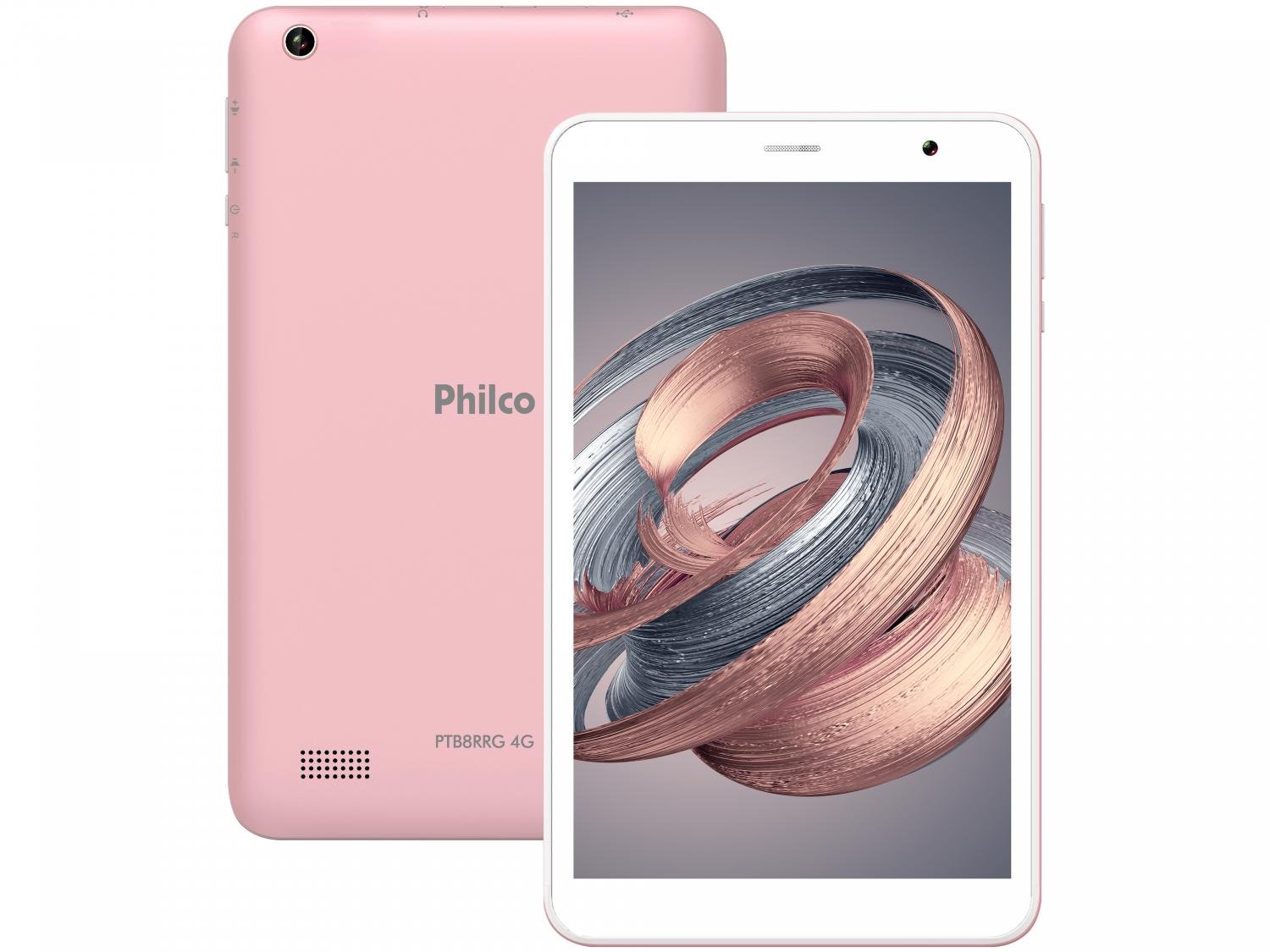 Tablet Philco PTB8RRG 8&quot; 4G Wi-Fi 32GB - Android 10 Quad-Core Câm. 5MP + Selfie 2MP - Bivolt - 0