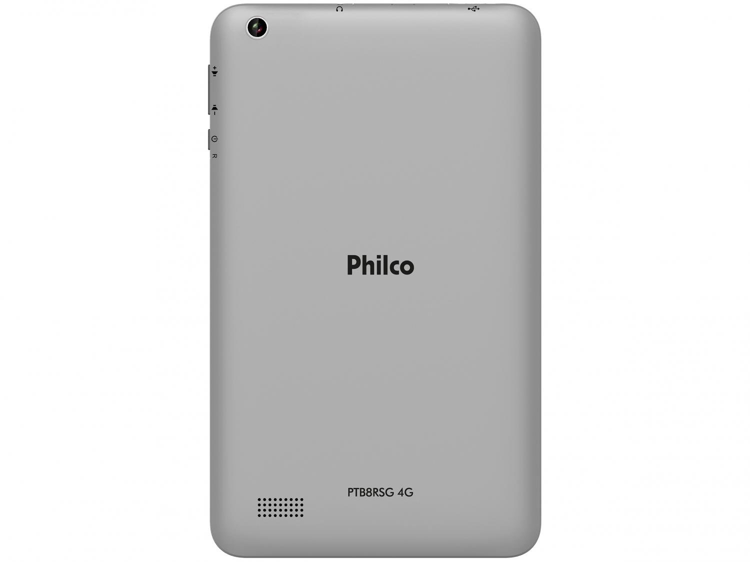 Tablet Philco PTB8RRG 8&quot; 4G Wi-Fi 32GB - Android 10 Quad-Core Câm. 5MP + Selfie 2MP - Bivolt - 3
