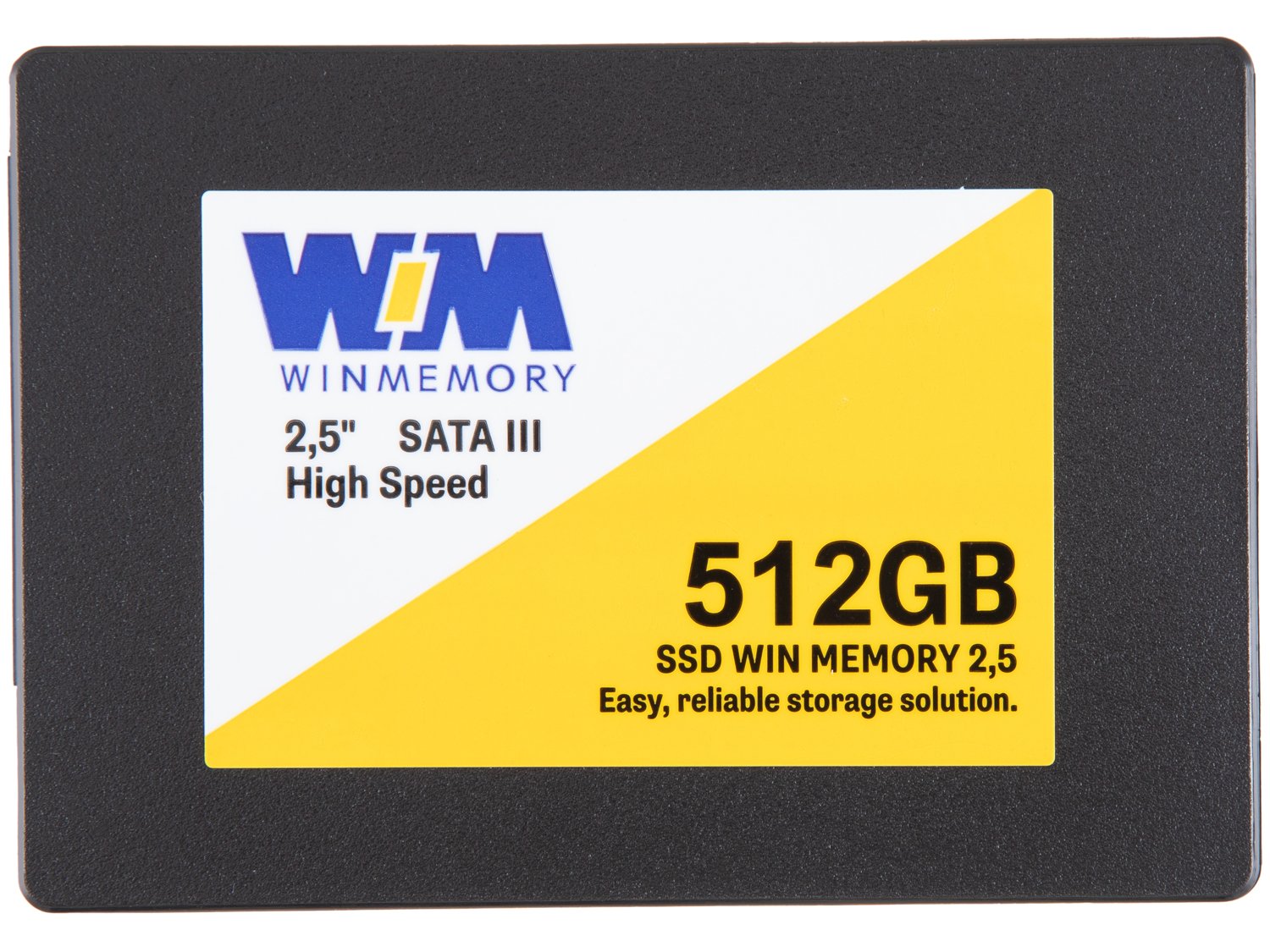 SSD 512GB WIN MEMORY SATA 2,5° Leitura 560MB/s - Gravação 540MB/s SWR512G - 1