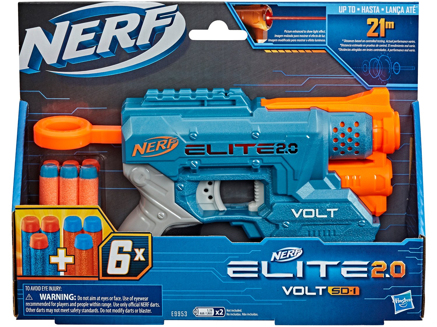 Nerf Elite 2.0 Volt SD-1 Hasbro 7 Peças - 3