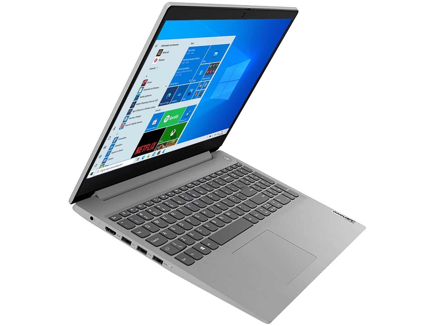 Notebook Lenovo IdeaPad 3i 82BS0001BR Intel Corei5 - 8GB 256 SSD 15,6&quot; Placa Nvidia Geforce 2gb - Bivolt - 4