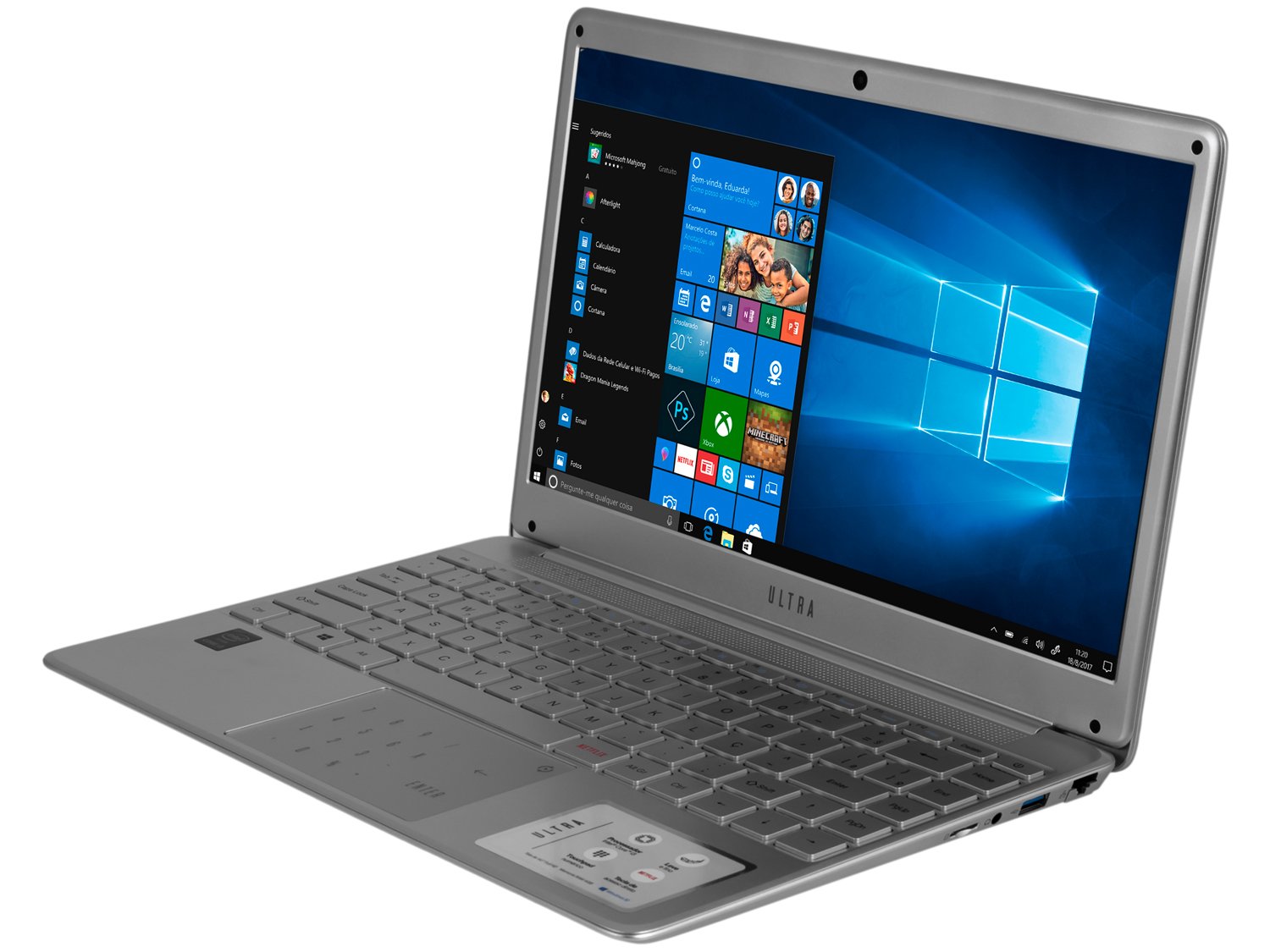 Notebook Ultra UB420 Intel Core i3 4GB - 120GB SSD 14,1&quot; Full HD Windows 10 - Bivolt - 2