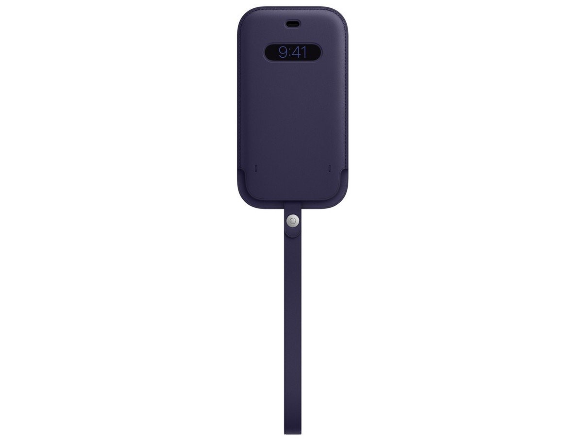 Capa de Celular para iPhone 12 e 12 Pro Couro - Apple Violeta Profundo Original - 0