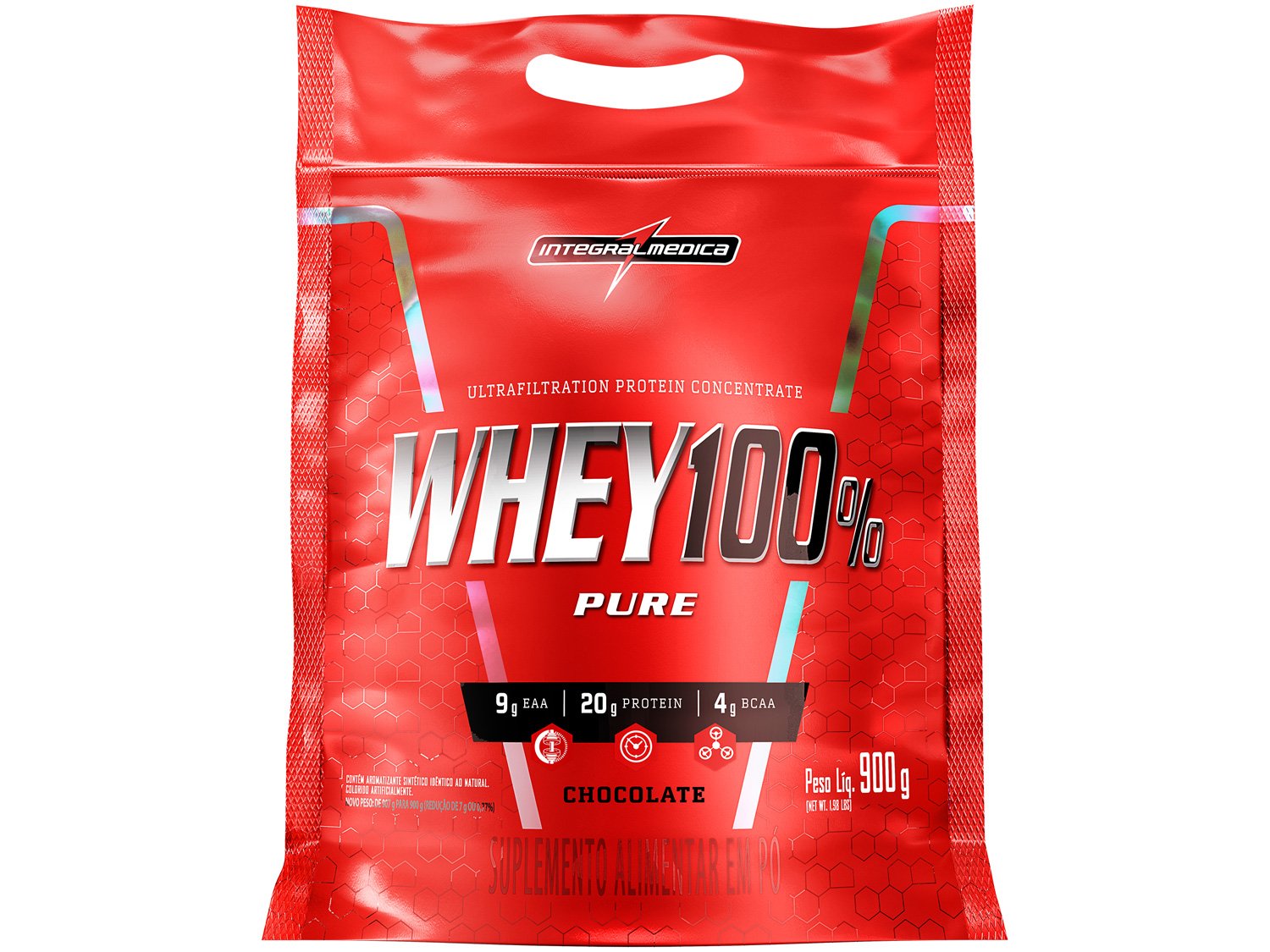Whey Protein 100% Super Pure 907 g Body Size Refil - IntegralMédica
