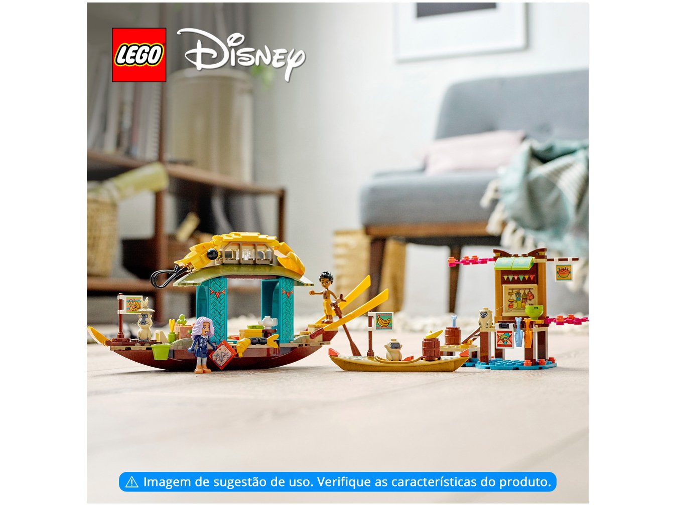LEGO Disney Princess O Barco de Boun 247 Peças - 43185 - 2