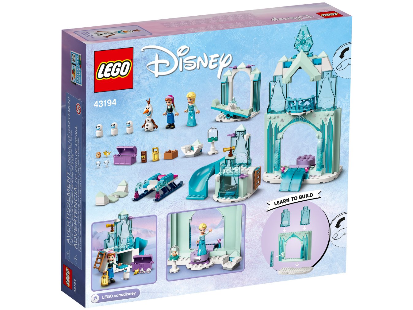 LEGO Disney Frozen O País Encantado - do Gelo de Anna e Elsa 154 Peças 43194 - 2