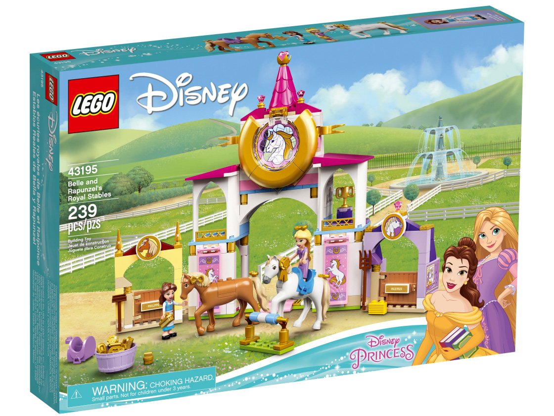 LEGO Disney Princesas - Estábulos Reais da Bela e Rapunzel 239 Peças 43195