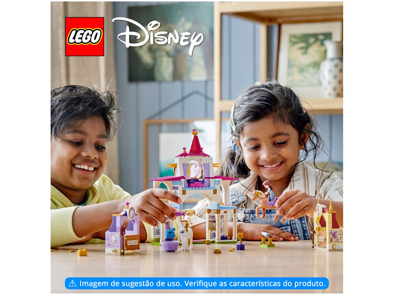 LEGO Disney Princesas - Estábulos Reais da Bela e Rapunzel 239 Peças 43195 - 2