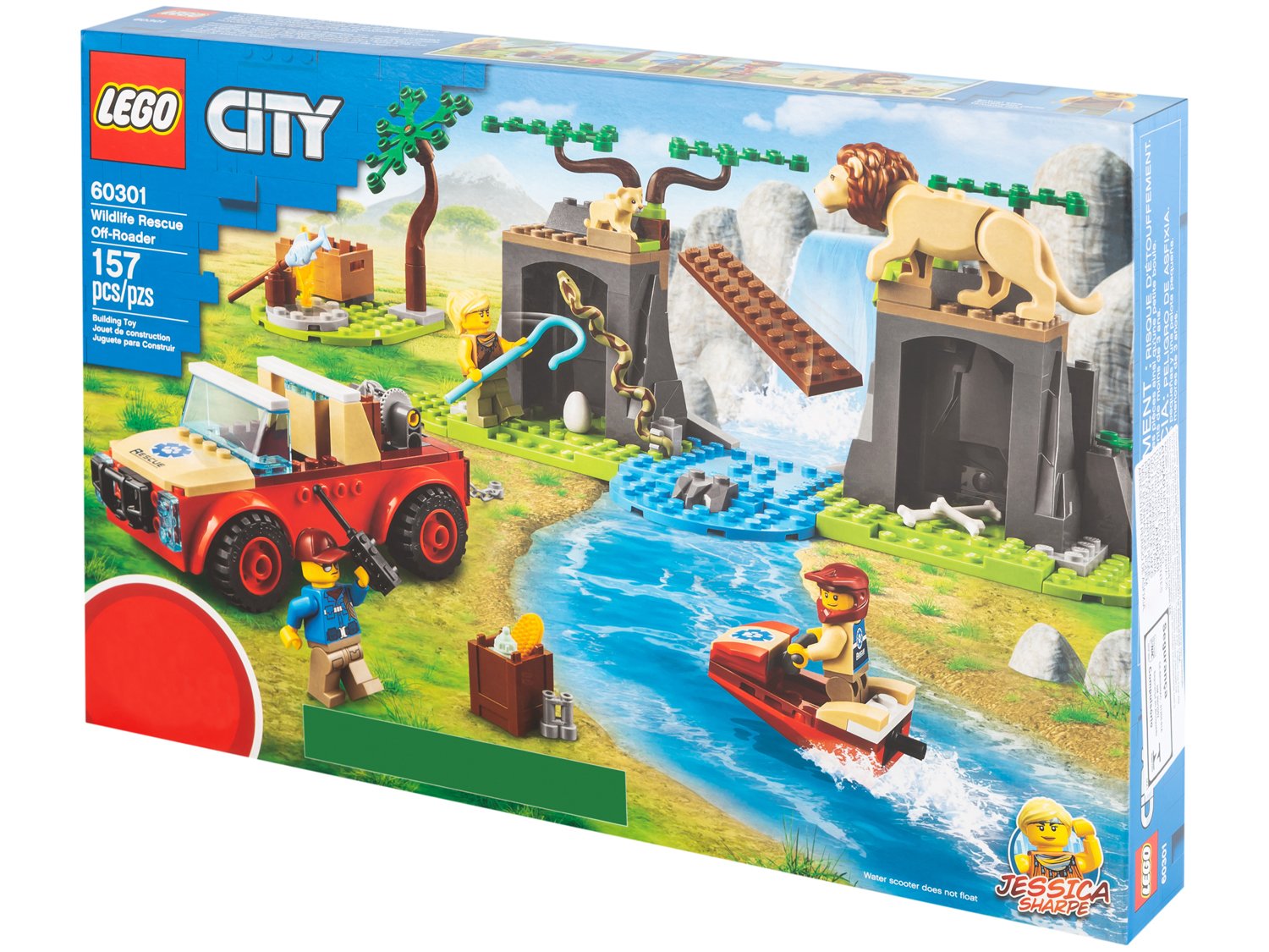 LEGO City Off-Roader para Salvar - Animais Selvagens 157 Peças 60301